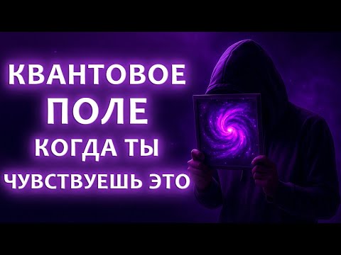 КВАНТОВОЕ Поле Откликается Только , Когда ТЫ Чувствуешь, А Не Когда Размышляешь