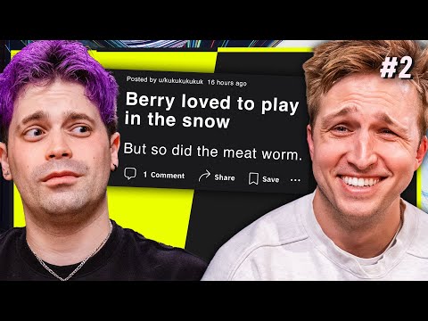 Reading Bad 2 Sentence Horror Stories w/ Damien Haas | Smosh Mouth 2