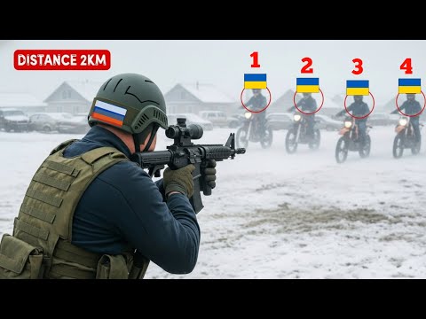 Российские снайперы устроили засаду на четверых украинских солдат с расстояния 2 км