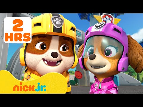 Patrulha Canina | Compilado de NOVOS Episódios! com Rubble e Skye #9 | 120 Minutos | Nick Jr.