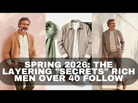Spring 2026: The Layering "Secrets" Rich Men Over 40 Follow