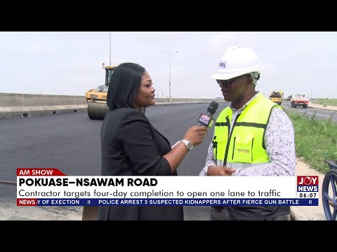 Pokuase-Nsawam Road Contractor targets four-day completion to open one lane to traffic | AM News