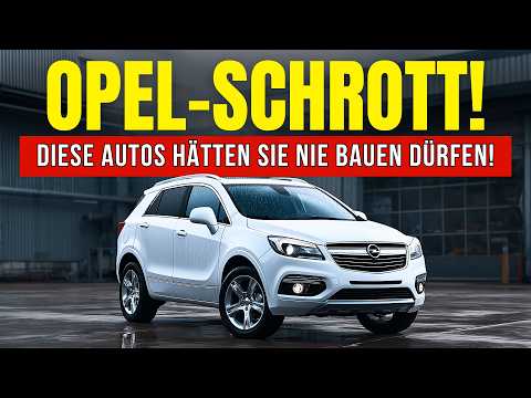 Die 10 größten OPEL Flops – ein DESASTER auf Rädern!