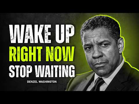 Wake Up: The Brutal Truth About Your Wasted Potential | Denzel Washington Motivational Speech