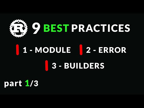 9 Rust Best Practices with Real Lib (part 1/3)
