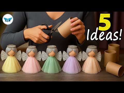 Don't Throw Away Cardboard Rolls!🎀5 Genius Ideas That Will Steal Your Heart!❤️DIY
