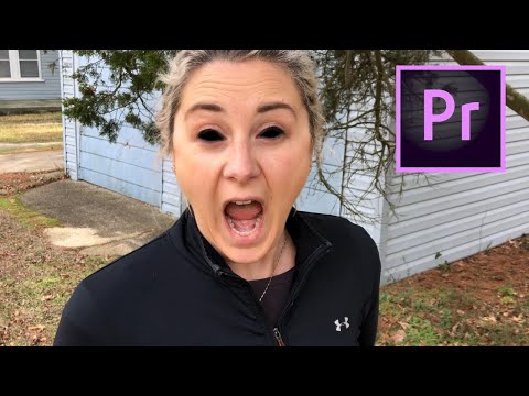 How to make BLACK DEMON EYES in ADOBE PREMIERE PRO (Tutorial)