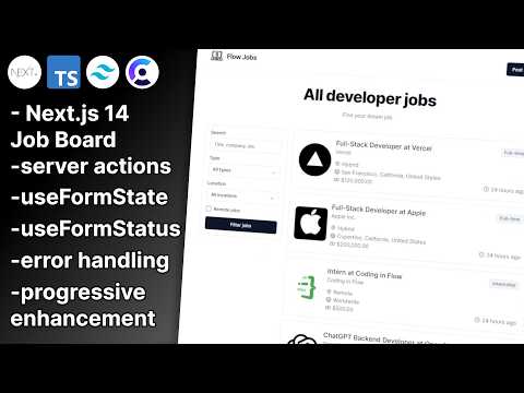 Learn Next.js 14 Server Actions With This One Project (UseFormStatus, UseFormState, Error Handling)