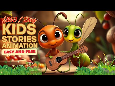How to Make Kids 3D - Animated Stories Video  | Fast, Easy and Free