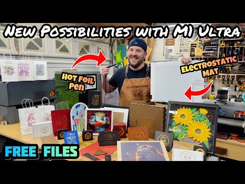 Brand New xTool Electrostatic Mat & Hot Foil Pen for M1 Ultra: Project Ideas, Free Files, & More