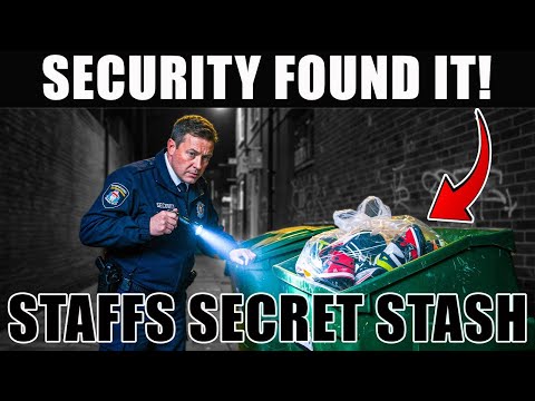 🚨 SHOCKING! Dumpster Diving Security Guard Uncovers Staff's Secret Stash of NIKES!