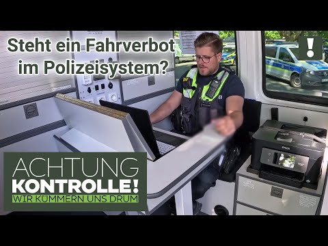 "Beschuldigter in einer STRAFTAT!" Fahrer dürfte nicht hinterm STEUER sitzen! | Achtung Kontrolle