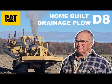 Caterpillar D8 Homebuilt Drainage Plow