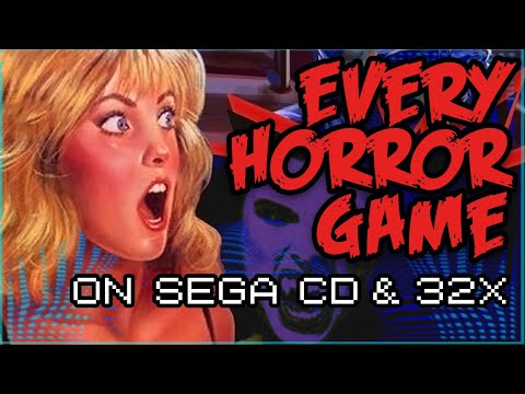 Every Sega CD & 32X Horror Game | Dithered Dread and Freaky FMV