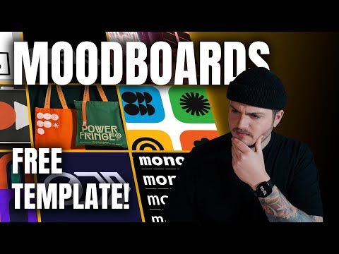 HOW TO create a brand identity moodboard (Template included)