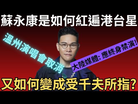 蘇永康是如何紅遍港台星? 又如何變成受千夫所指? 香港歌手蘇永康事業起落事件簿  | 懶人包 | 詭異先生 | 詭秘檔案 | 炎上事件（粵語／廣東話）（中文字幕）