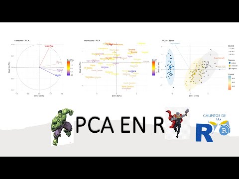 Análisis de Componentes Principales (PCA) en R y Rstudio [Chupito de R] pca
