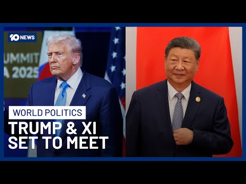 Donald Trump Arrives In South Korea Ahead Of Meeting With Xi Jinping At APEC Summit | 10 News