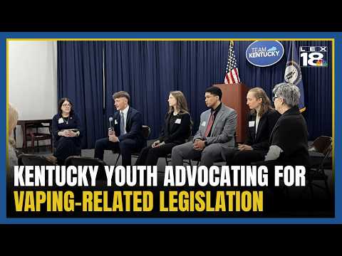 'We're not going to fall for it:' Kentucky youth advocating for vaping-related legislation