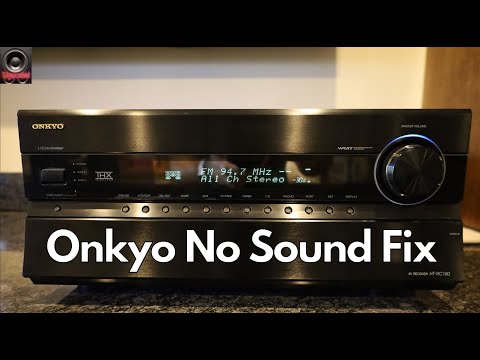 Onkyo Home Theater Receiver No Sound Fix - DTS Chip Re-Flow