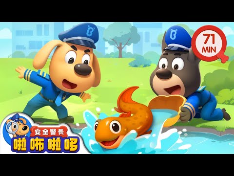 神奇的肺魚 +更多 | 動物小百科 | 寶寶好習慣 | 動畫 | 卡通 | 安全警長啦咘啦哆