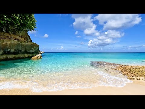 Serene Solitude: Relaxing Sounds & Scenery From the Caribbean (4K)