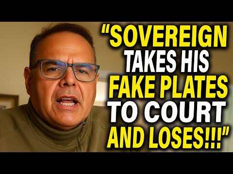 Sovereign Citizen BREAKS DOWN After Judge REVEALS Fake Plates in Court!