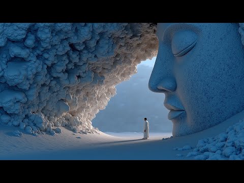Deep Healing Tibetan Flute Winter Music ~ Snowy Mountain Ambience for Peace