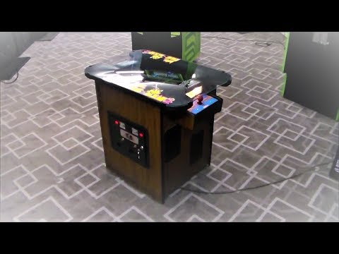 Classic 1981 Ms. Pac-Man Cocktail Table Arcade Game !