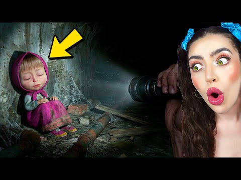  INVESTIGATING Masha and the Bear ABANDONED TUNNEL!