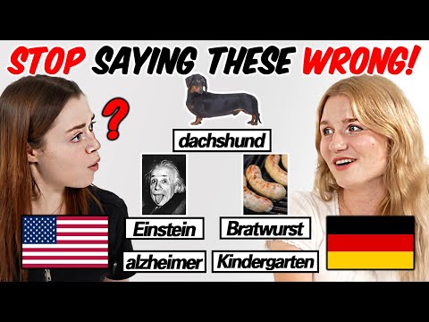 16 German Words Americans Keep Saying WRONG! l Can You Pronounce These?