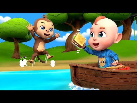 Baby Monkey Song 🐒 | Playground Fun for Toddlers & Kids | Rosoo Nursery Rhymes