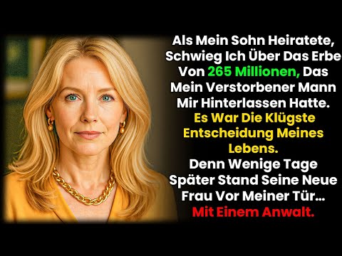Mein Sohn Heiratete, Doch Ich Verschwieg Mein Erbe. Tage Später Kam Seine Frau – Mit Einem Anwalt…