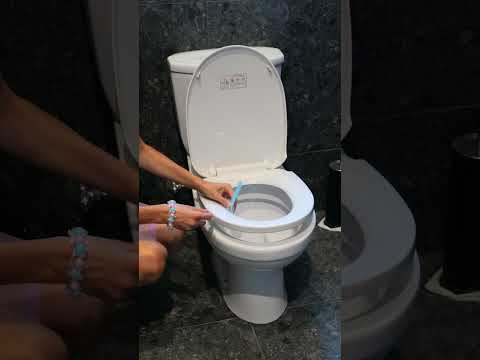 Can we make this shiny and new again? ✨🚽 Let's try this fun cleaning trick! #KidsScience