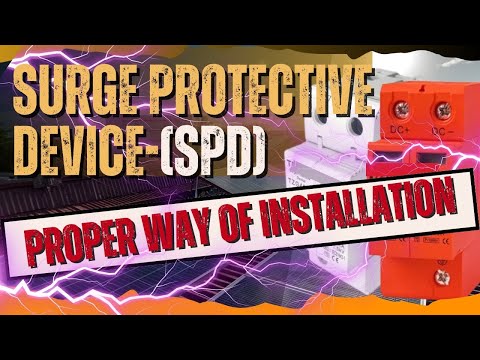 SURGE PROTECTIVE DEVICE (SPD) PROPER WAY OF INSTALLATION (Tagalog)