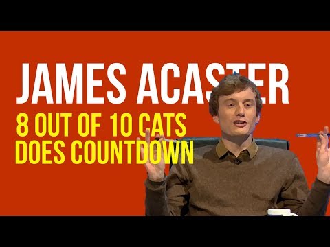 James Acaster on 8 OUT OF 10 CATS DOES COUNTDOWN