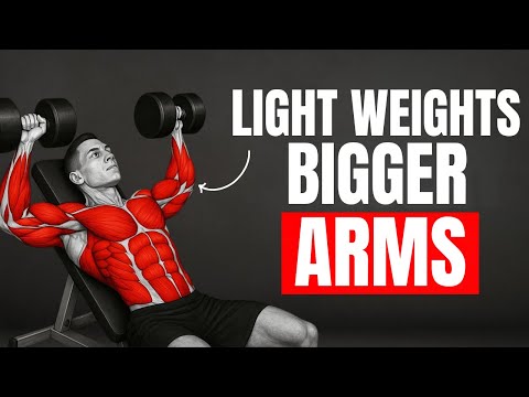 5 BEST Exercises To Build Bigger Arms AFTER 50 Without Heavy Weights (NEVER SKIP THESE)