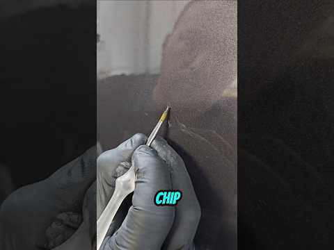 Repair your own vehicle paint 🎨 #chip #scratch #repair