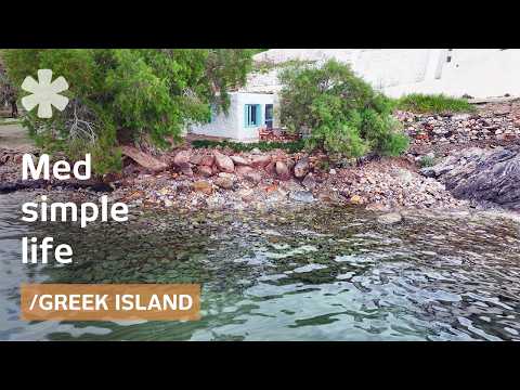 How family of 7 lived simply in tiny stone home by the sea in Greece