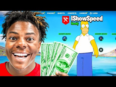 Beat iShowSpeed In Fortnite, Win $1,000!