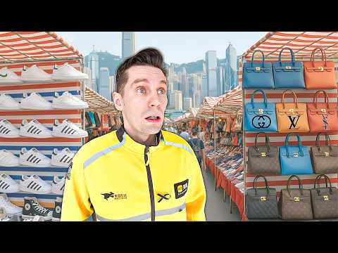 Inside Hong Kong’s LARGEST FAKE MARKET 🇭🇰 | Designer Goods