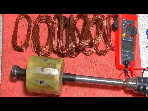 how to produce ac current PMG low rpm generator