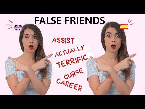 NO TE CONFUNDAS ❌ FALSE FRIENDS English - Spanish con ejemplos - Vocabulario B1-B2
