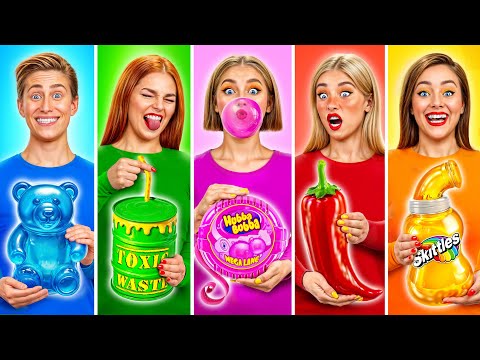 Food of The Same Colors Challenge | Edible Battle by Multi DO Challenge