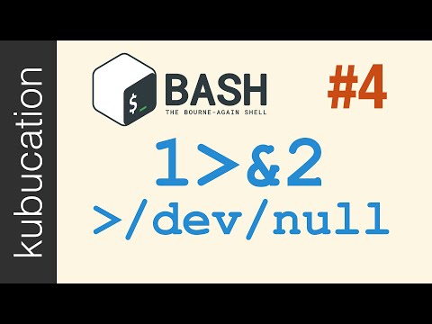 What is stdout, stderr, /dev/null and redirection? | #4 Practical Bash