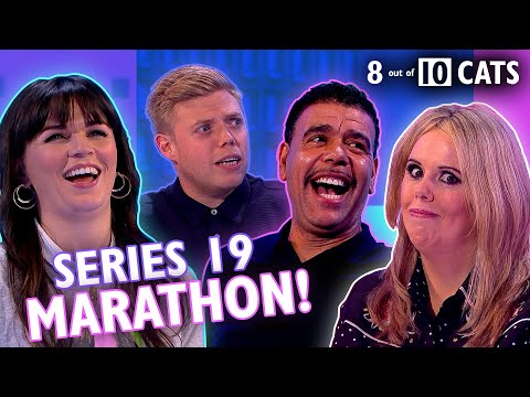 4+ hour MARATHON of 8 Out of 10 Cats Season 19! | 8 Out of 10 Cats