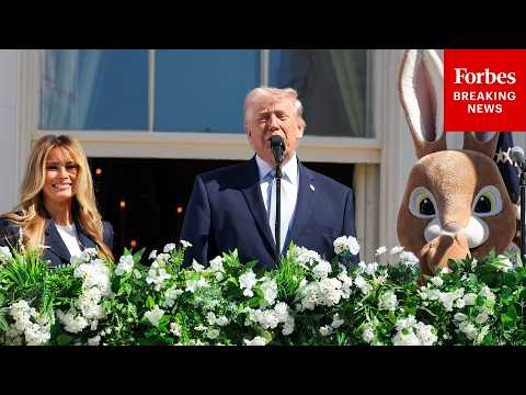 BREAKING NEWS: Trump Delivers Remarks At White House Easter Egg Roll: 'God Bless You All'
