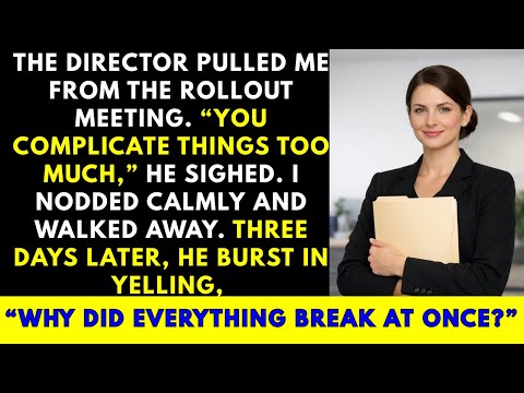 The Director pulled me from the rollout meeting, so I made him regret it.... - Revenge Story