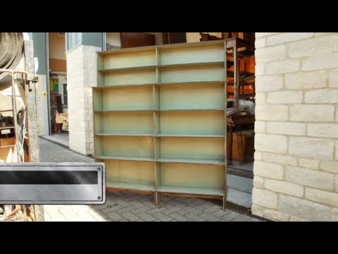 1810s Pine Open Bookcase - Salvage Hunters 1715