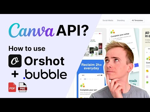 Bubble.io & Orshot: Automated Image & PDF Generation (Canva API Alternative)